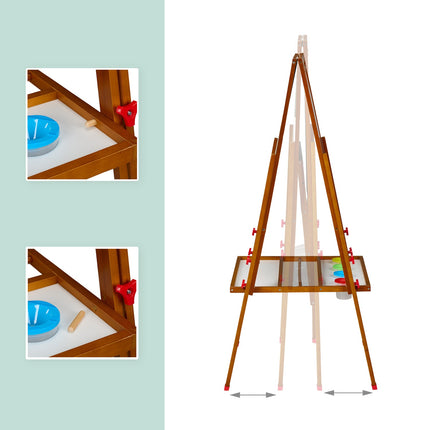Stojací dětský malířský stojan 3 v 1