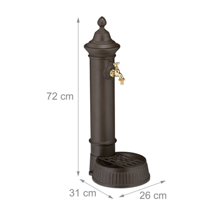 Stojací fontána, antik, 72 cm