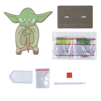 Star Wars výtvarná sada s krystaly, Yoda