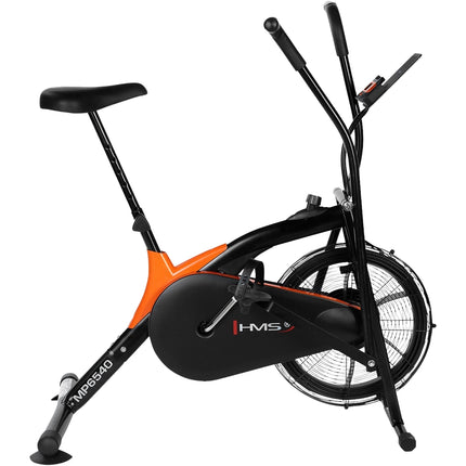 Stacionární air bike s nastavitelným odporem