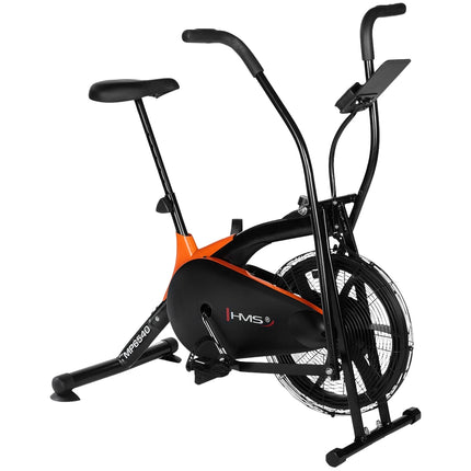 Stacionární air bike s nastavitelným odporem