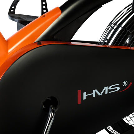 Stacionární air bike s nastavitelným odporem