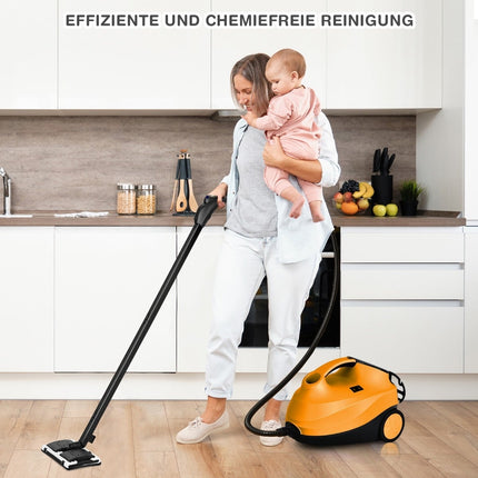 Steam Cleaner 2000W with 18 Accessories, 1.5L Tank