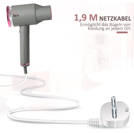 Skládací napařovací kartáč, nádržka na vodu 160 ml, 1520W