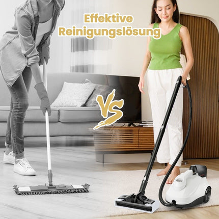 Parní čistič 2000W, tlak páry: 5 bar, nádržka: 1.8L, teplota: až 160℃, bílá