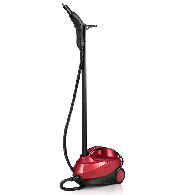 Parní čistič parní mop 2000W na podlahy s 19 doplňky červený