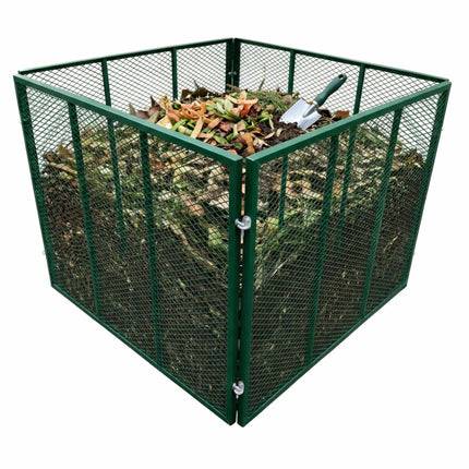 Kompostér ocelový, objem 800L, pozinkované pletivo