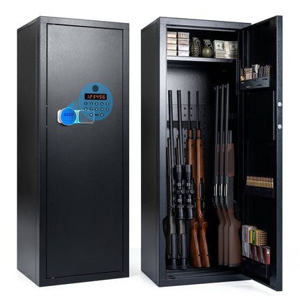 Steel Gun Safe with Electronic Lock, 6 Rifle Capacity