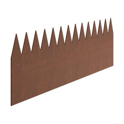 Steel Landscape Edging, 6-Pack 40 x 8 in, Bendable, Rust-Resistant