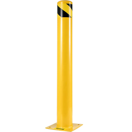Steel Safety Bollard Post, 42 In, 5.5 In Dia, 2 Pack