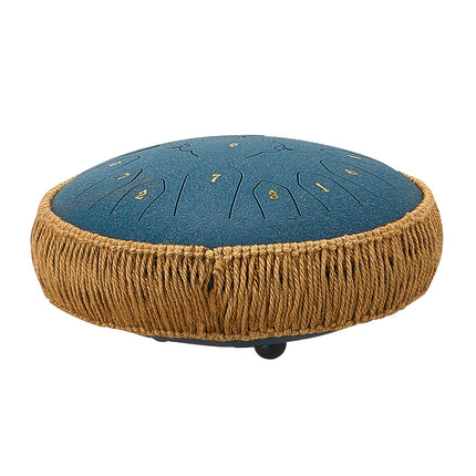 Steel Tongue Drum, 12-Inch 13-Note C Major, Mallets