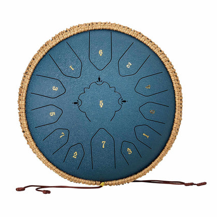 Steel Tongue Drum, 12-Inch 13-Note C Major, Mallets