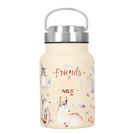 Steel Water Bottle, 520ml, Forest Green