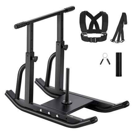 Steel Weight Sled, Adjustable Handle, Fits 25/51 mm Plates