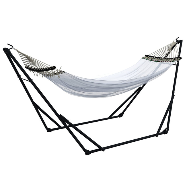 Hangmatframe, Hangstoelframe, Hangmatstandaard Met Hangmat, Draagtas, Draagvermogen Tot 120 Kg, Staal