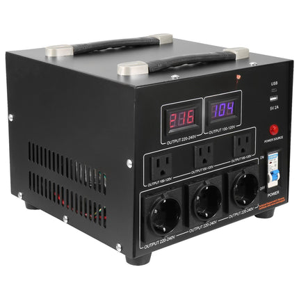 Step Up/Down Voltage Converter 5000VA, 110-220V USB