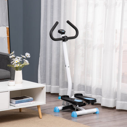 Fitness Swing Stepper with handle, LCD, 100 kg capacity