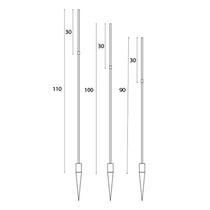 Stix tři úzké designové světelné paprsky