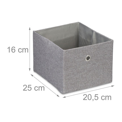 Storage Boxes Set of 2 – Multi-Color Fabric Organizers