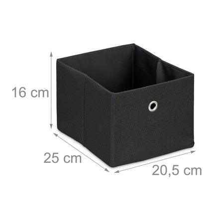 Storage Boxes Set of 2 – Multi-Color Fabric Organizers
