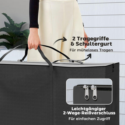 Waterproof storage bag for garden cushions, 200 x 60 x 75 cm