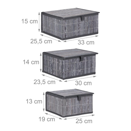 Úložné koše – sada 3 ks