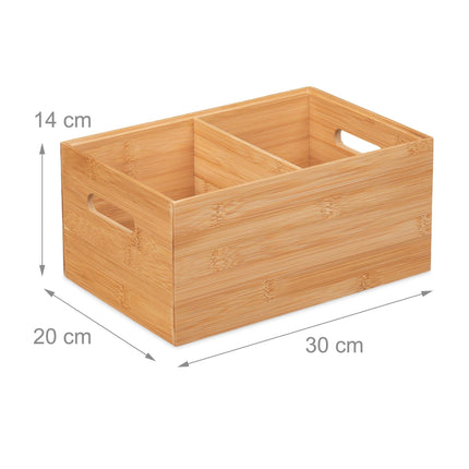 Úložný box, 2 přihrádky, s rukojetí