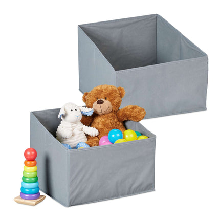 Úložný box fleece, sada 2 ks