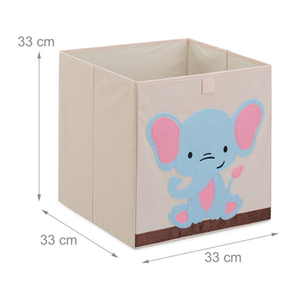 Aufbewahrungsbox mit Elefantenmotiv