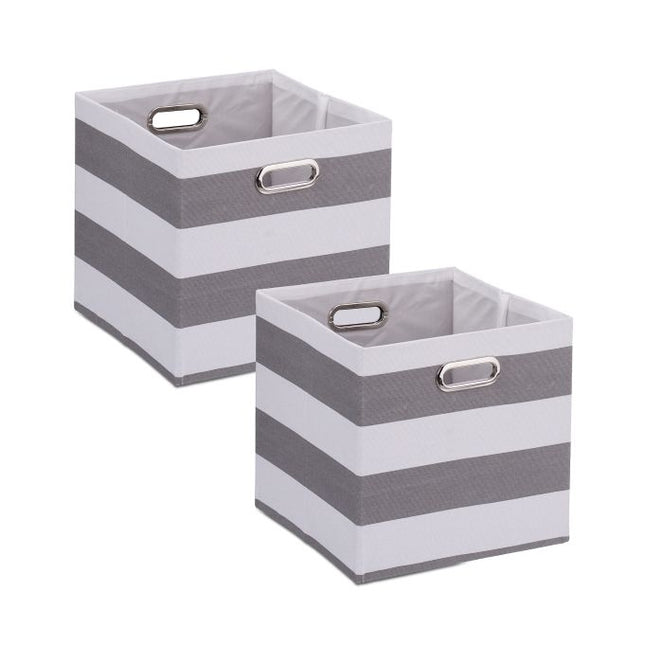 Úložný box s pruhy, sada 2 ks