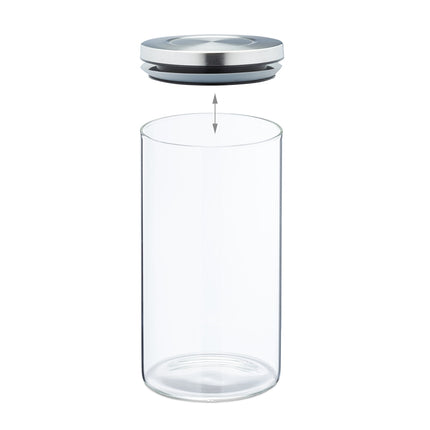 Storage jars in sets of 4 1000 ml