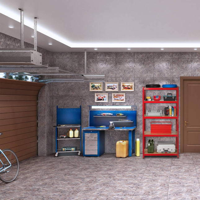 Opbergplank rood
