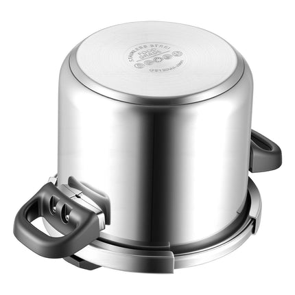 Stovetop Pressure Cooker 7L, Stainless Steel, 3 Settings, Glass Lid