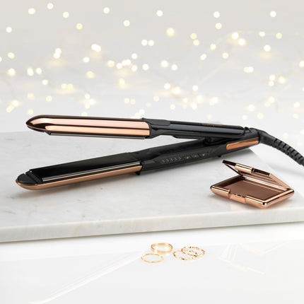 Žehlička a kulma Straight & Curl Brilliance ST482E