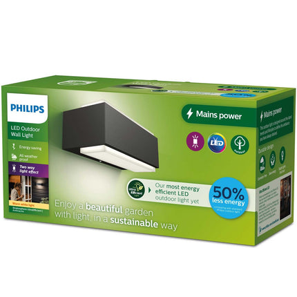 Nástěnné svítidlo Stratosphere, ultra úsporné LED 3.8W 800lm, antracitová