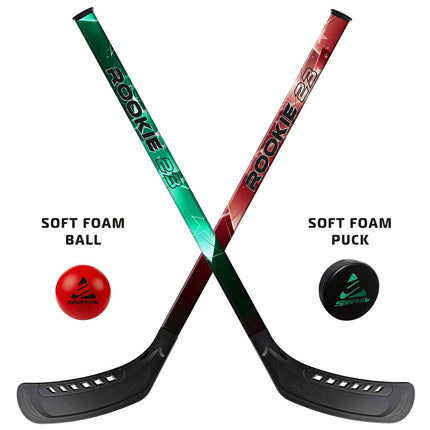 Set na street hokej pro děti, 2 hokejky, 60 cm