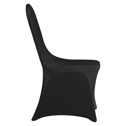 Stretch Spandex Folding Chair Covers, Black, 30 Pack