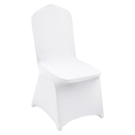 Stretch Spandex Folding Chair Covers, White, 30 Pack