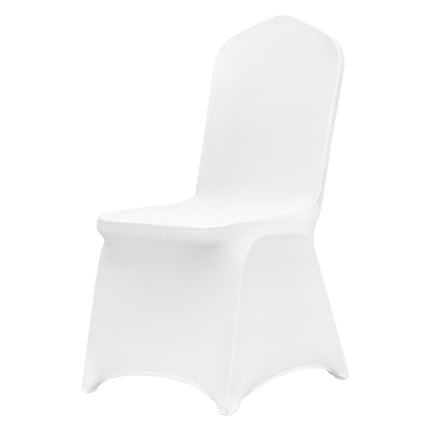 Stretch Spandex Folding Chair Covers, White, 30 Pack