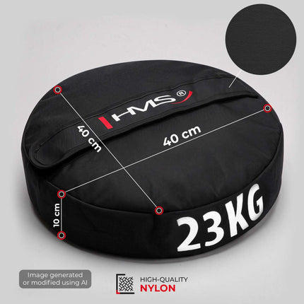 Strongman Sandbag, Empty, Fillable Up to 23 kg, Nylon, Inner Filling Bag