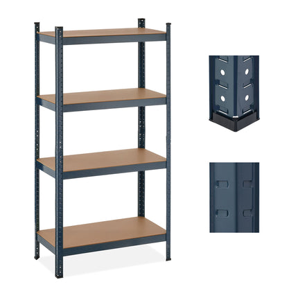Strong shelves with 4 levels anthracite