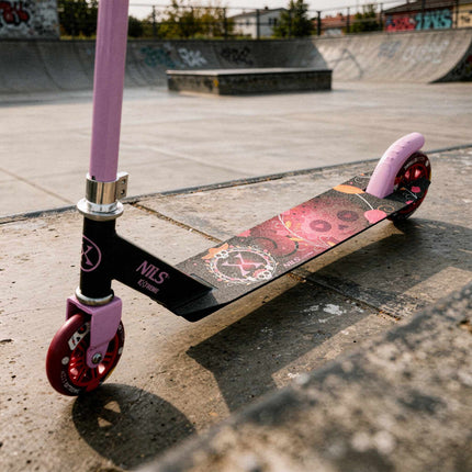 Freestyle koloběžka, ocelový rám, kolečka 110mm, ABEC5