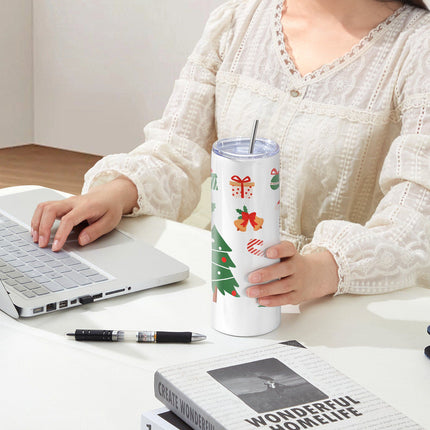 Sublimation Tumblers, 16-Pack 20 oz Stainless Steel with Lids