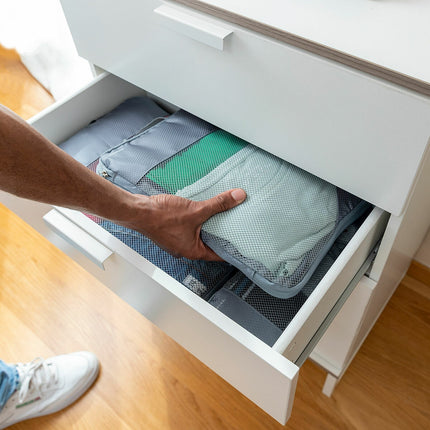 Kompresní organizéry do kufru Compakube InnovaGoods, 4 kusy