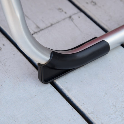 Nastavitelné ergonomické lehátko ze síťoviny, skládací, červená