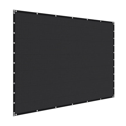 Sun Shade Cloth 10 x 12 Ft, 90% Block, HDPE, Black