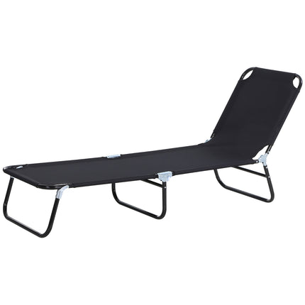 Adjustable deck chair for garden or balcony - 188 x 56 x 28 cm