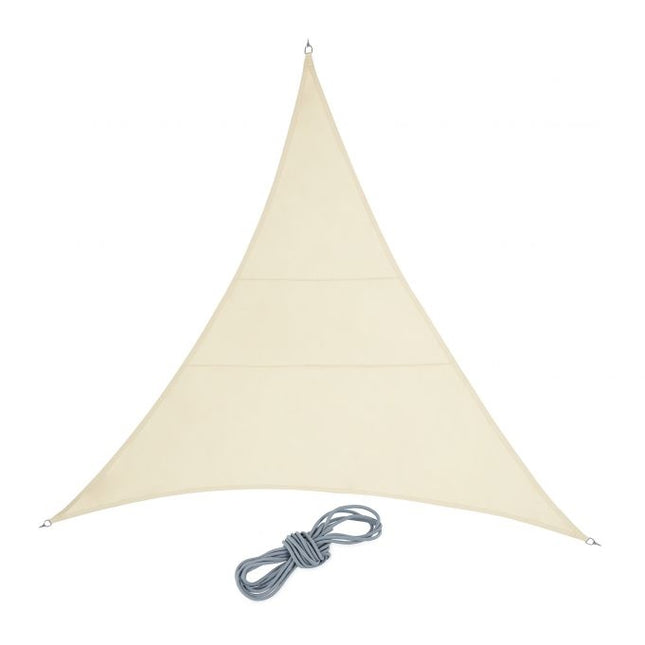 Sun sail polyester triangular beige
