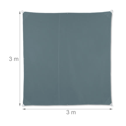 Sun sail rectangular dark blue