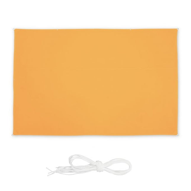 Sun sail rectangular yellow